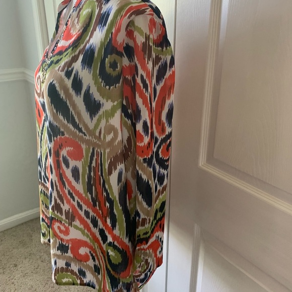 Alfred Dunner top woman’s size 16P shirt colorful - Picture 2 of 4